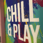 W hotel mural chill and play